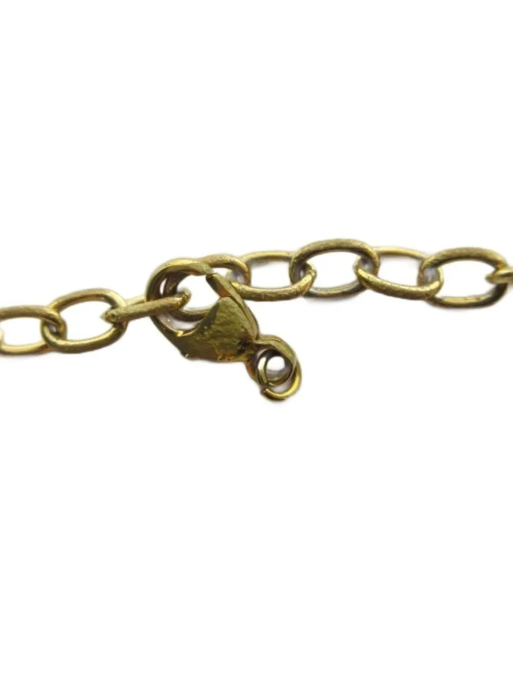Louis Vuitton Bracelet Bangle Logo Gold